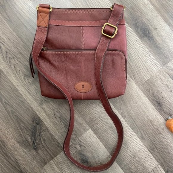 Fossil LEATHER crossbody bag - Picture 8 of 8